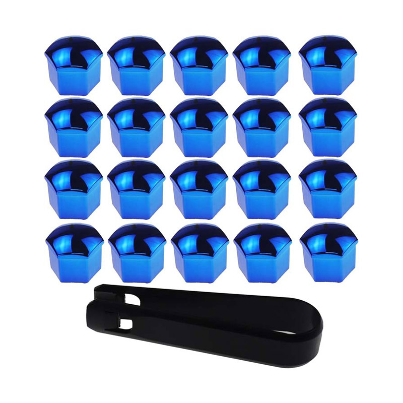 Sono disponibili copridadi delle ruote con bloccaggio da 21 mm per motivi di sicurezza?